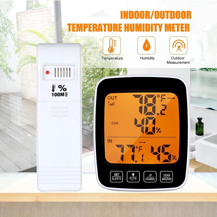 Outdoor Smart Bluetooth Wireless Digital Meat Grill Thermometer Waterproof  Hyperbbq at-01 - China Hyperbbq at-01, Wireless Outdoor Thermometer  Waterproof