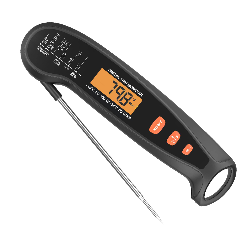 How to use a digital instant read meat thermometer. 